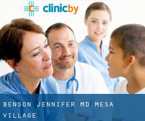 Benson Jennifer MD (Mesa Village)